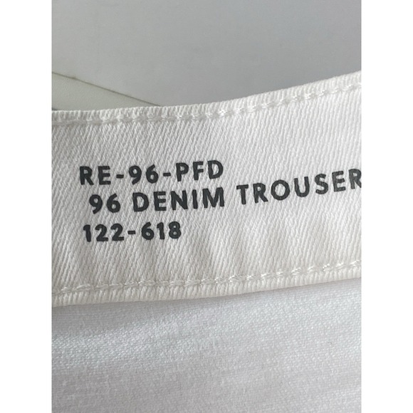 J.Crew 96 Denim Wide Leg Hi Rise Trouser Size Women's 29 Tall White Jeans - Picture 5 of 8